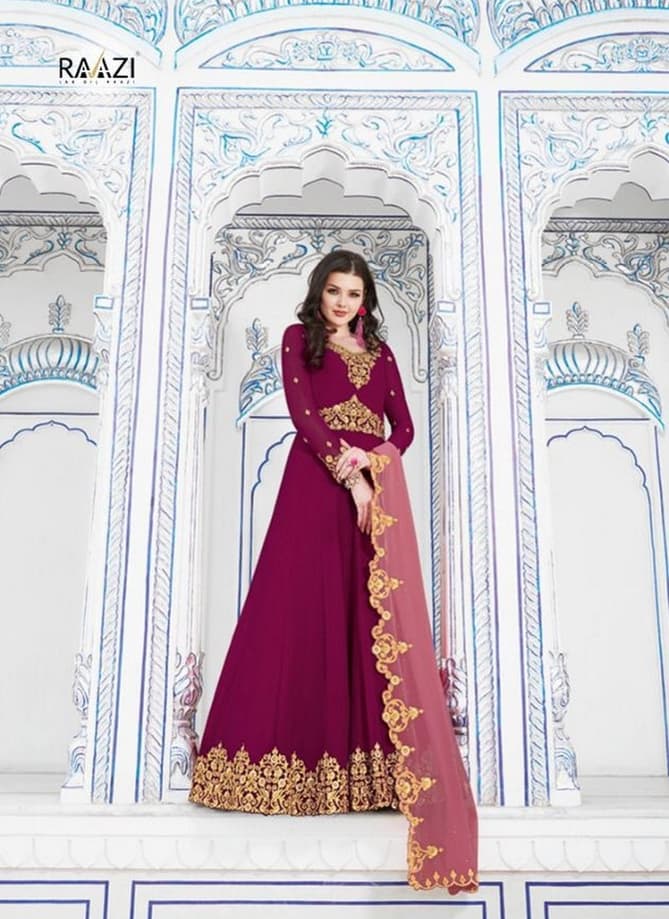 RAMA FASHION Latest Fancy Designer Festiv wear Georgette With Heavy Cording Embroidery Salwar Suit collection